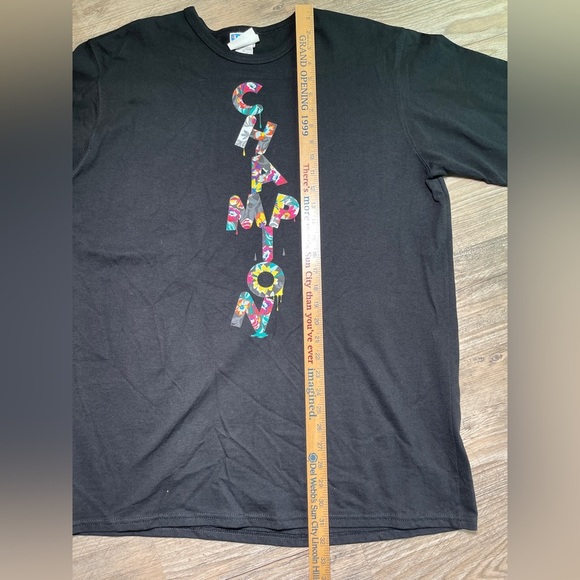 Heavy Duty Champion 100% Cotton T-Shirt Black Logo Back Colorful Design Size:XL - Picture 4 of 6